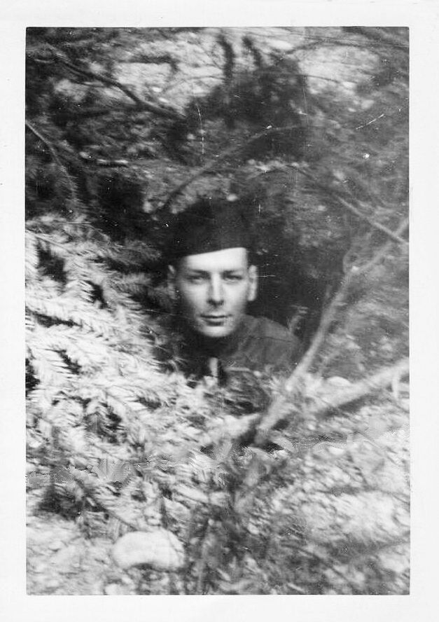 Jim Minn - Looking Out Of a Fox-Hole, Fort Lewis, Washington, May 1943